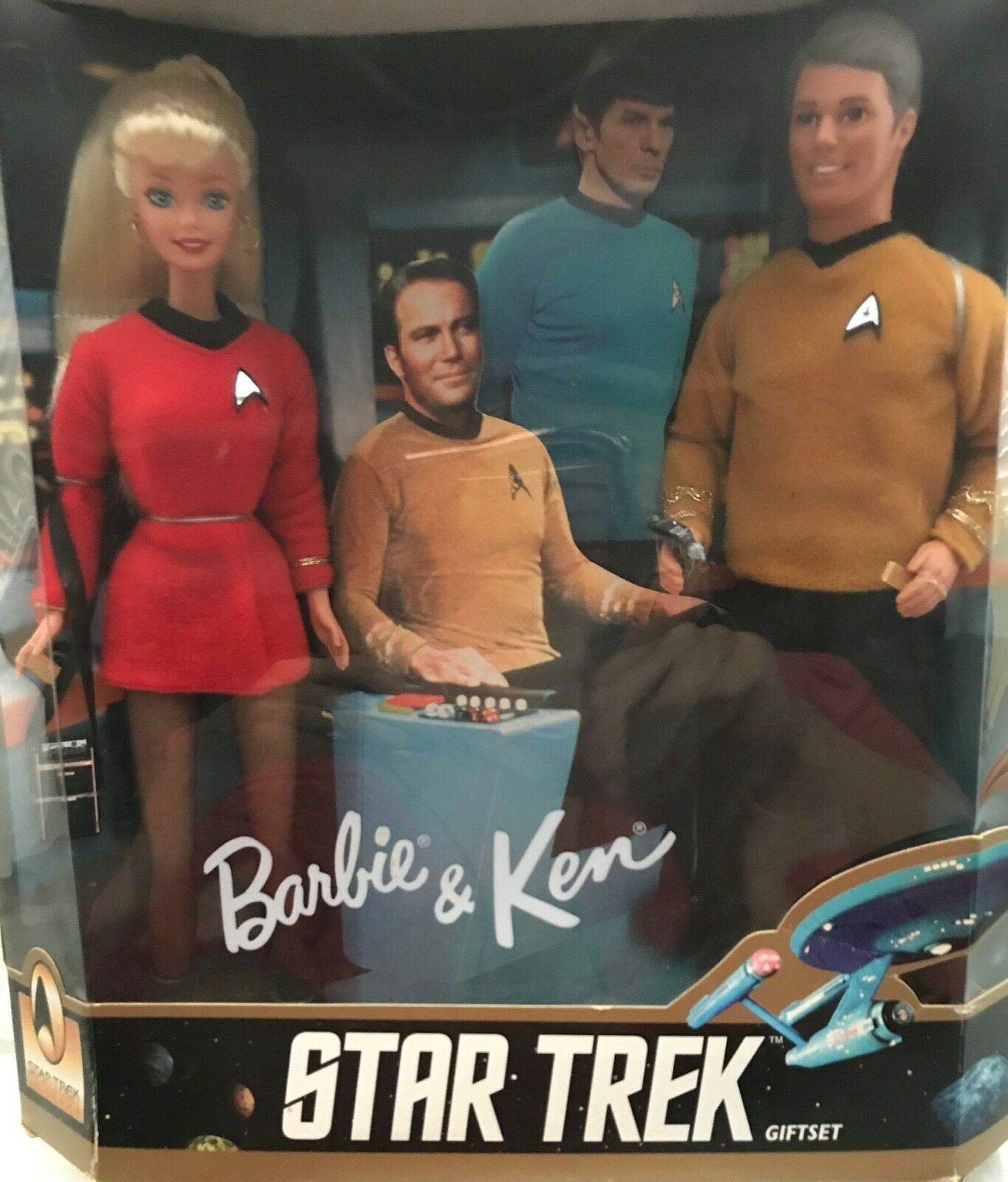 Star Trek Barbie And Ken 30th Anniversary Collector Gift Set 1996