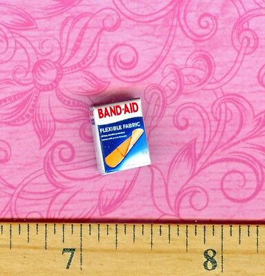DOLLHOUSE Miniature  Size Band aids Box