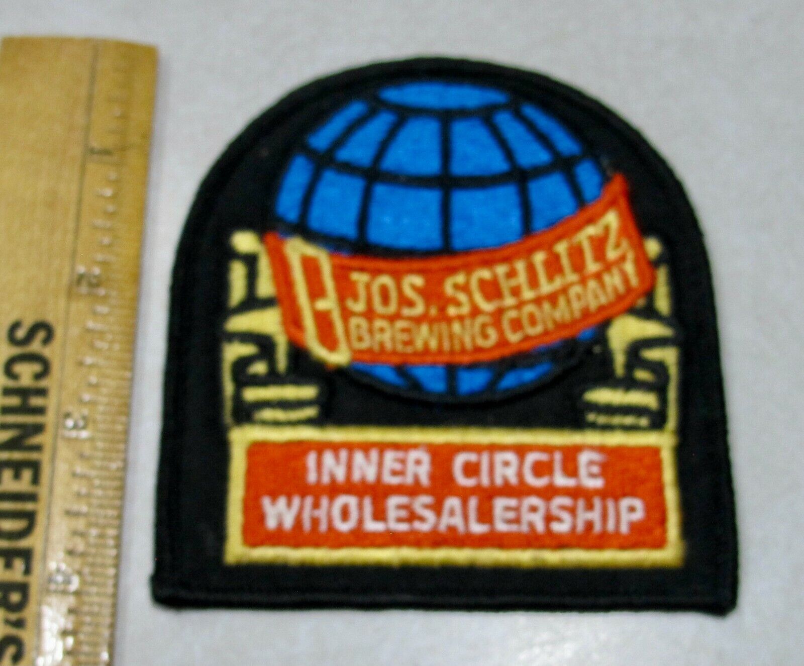 Vintage Jos Schlitz Brewing CO Inner Circle Wholesalership NOS Patch