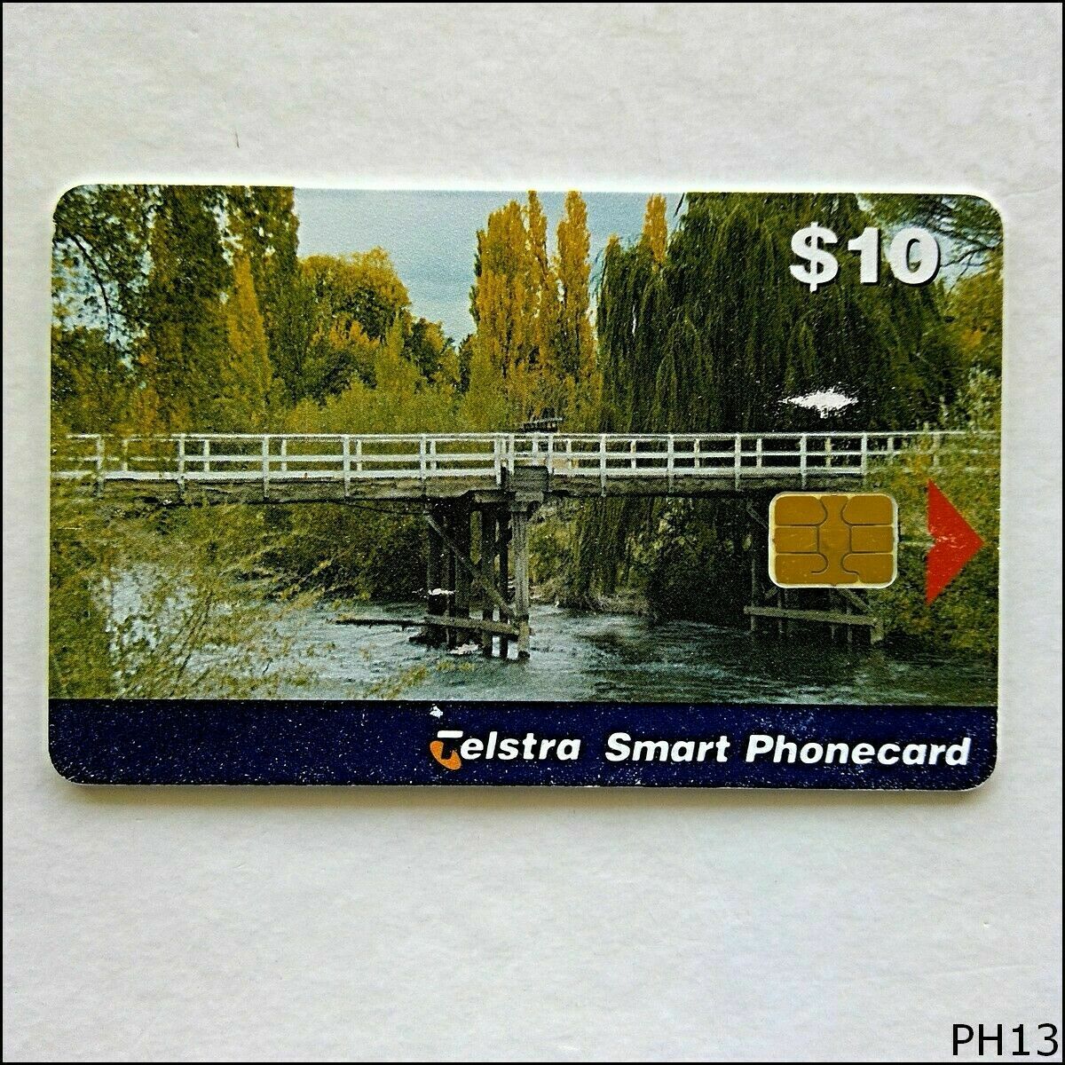 Telstra Tumut Town Bridge Nsw Australia 99010015n $10 Smart Phonecard (ph13)