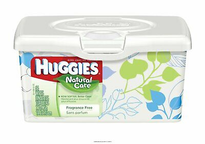 Baby Wipe Huggies Natural Care Tub Aloe Unscented #39301 64 Count