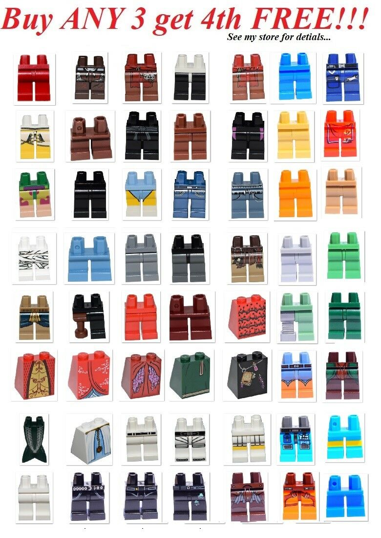 ☀️new Lego Pick Your Legs Pants Minifigure Minifig Figure Bulk Lot Parts Bottoms