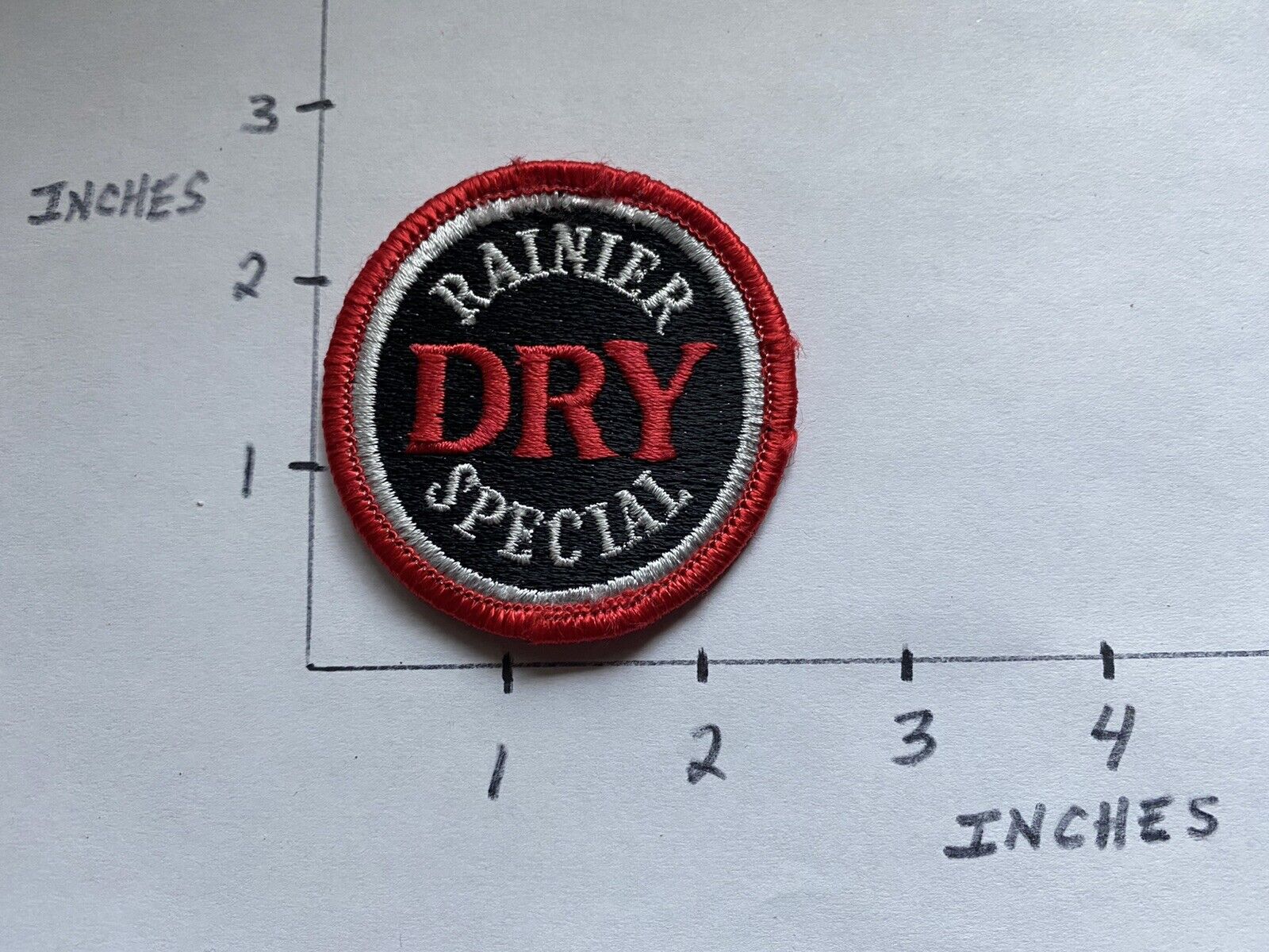 Vintage Rainier Special Dry Beer Patch