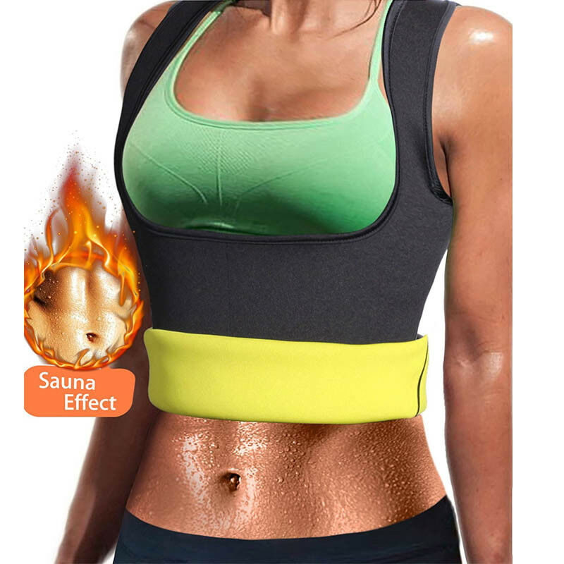 Women Exercise Hot Body Shaper Waist Trainer Slim Running Yoga Underbust Vest jy