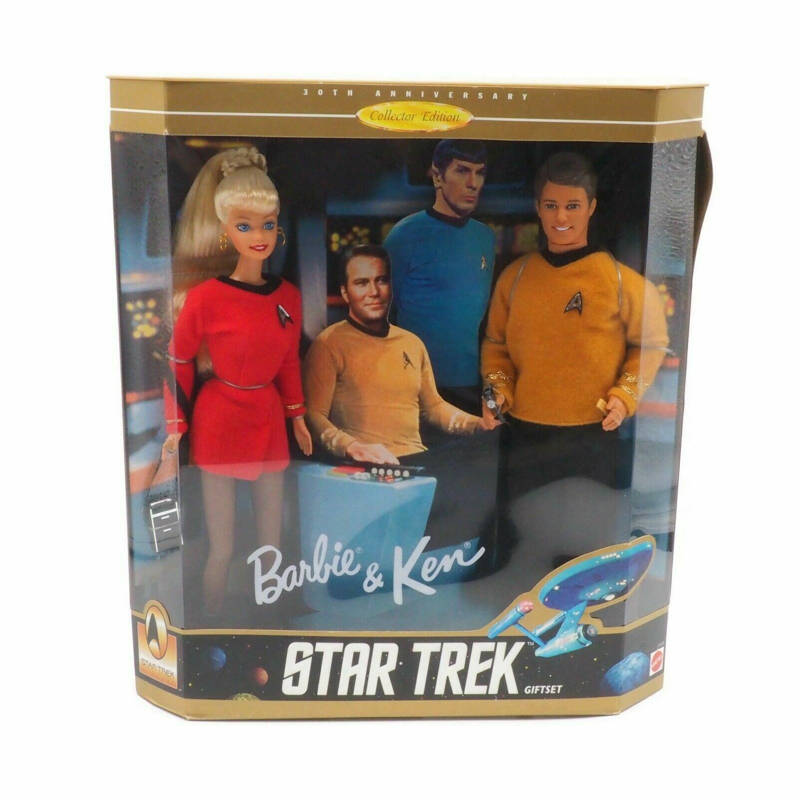 Mattel 1996 Barbie And Ken Star Trek Set No15006 In Original Packaging Nrfb