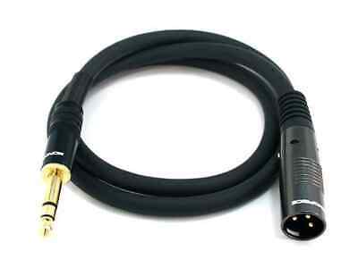 Monoprice Xlr Male To 1/4in Trs Male Cable - 3 Feet | 16awg, Gold Plated