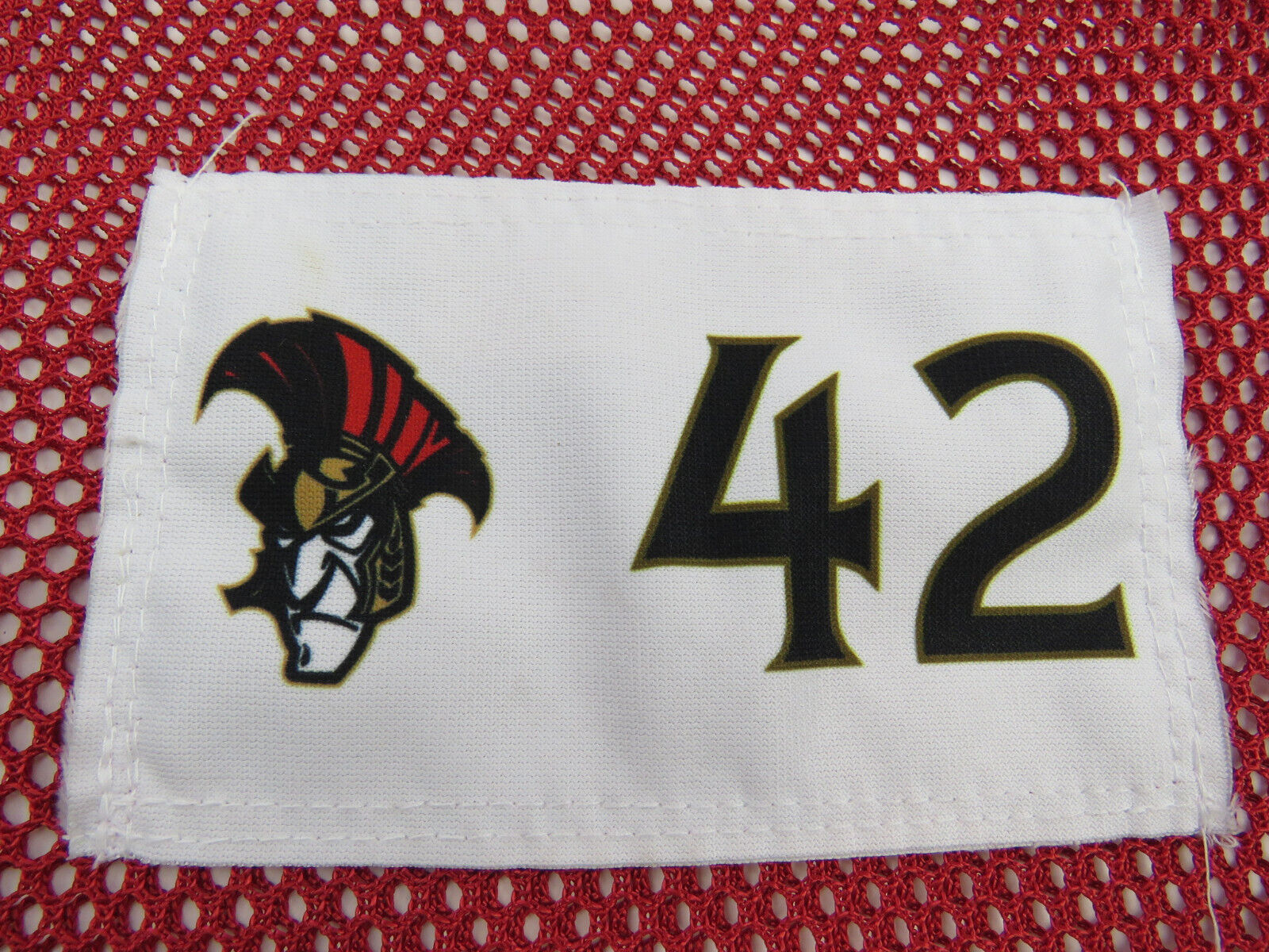 Binghamton Senators AHL Pro Stock Hockey Player Laundry Bag Red #42 Ottawa