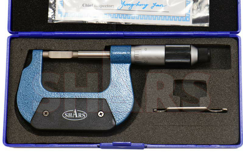 Precision 0 - 1 Inch Blade Outside Micrometer .0001 New ^}
