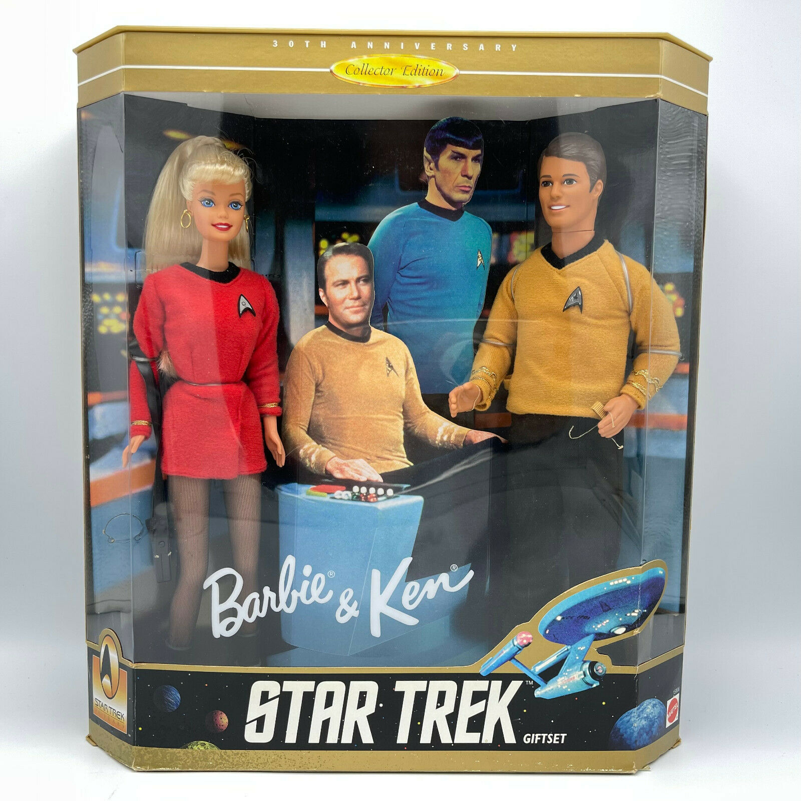 Star Trek Barbie and Ken 30th Anniversary 1996 Collectors Edition 15006 NRFB
