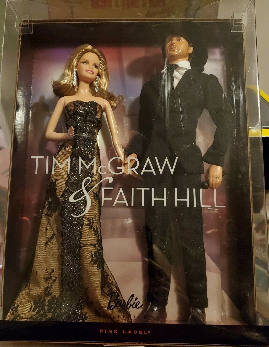 Tim Mcgraw & Faith Hill  2011 Barbie Doll Nrfb Pink Label