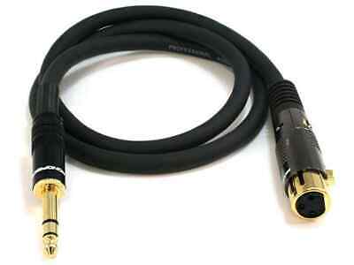 Monoprice Xlr Female To 1/4in Trs Male Cable - 3 Feet | 16awg, Gold Plated