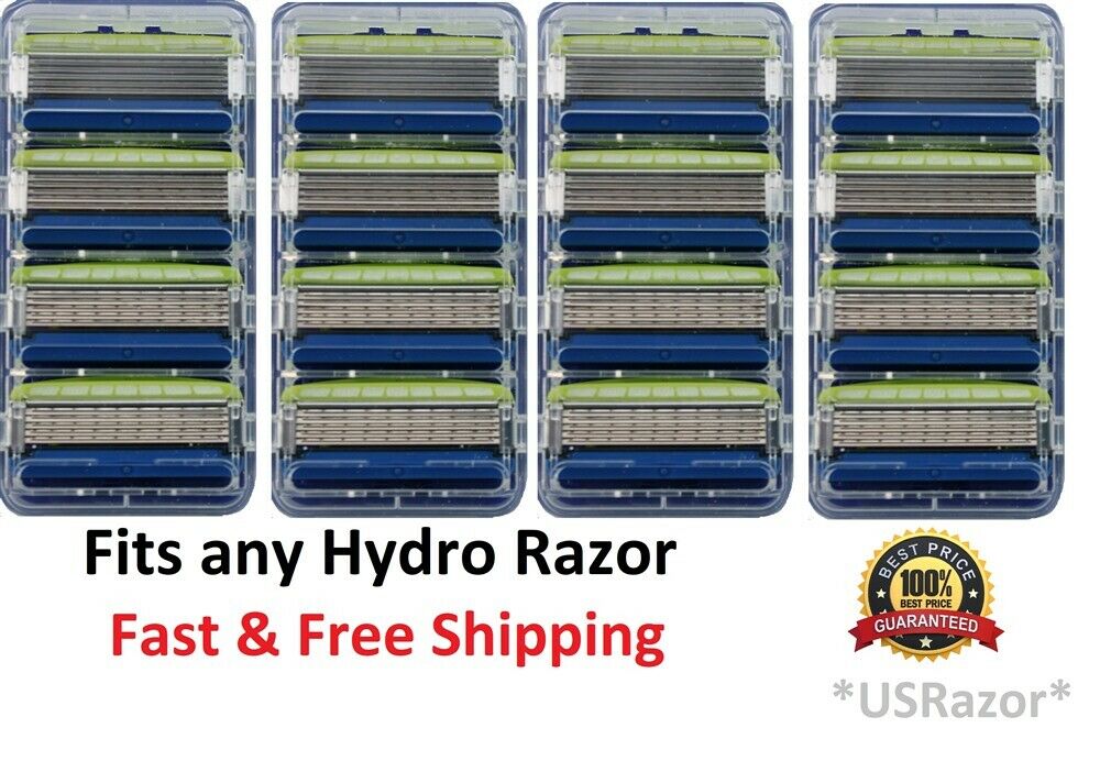 16 Schick Hydro5 Sensitive Razor Blades Fit Hydro 5 Power Refill Cartridges 4 8