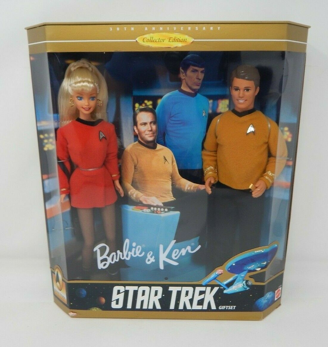 Barbie and Ken Star Trek Gift Set NEW Mattel