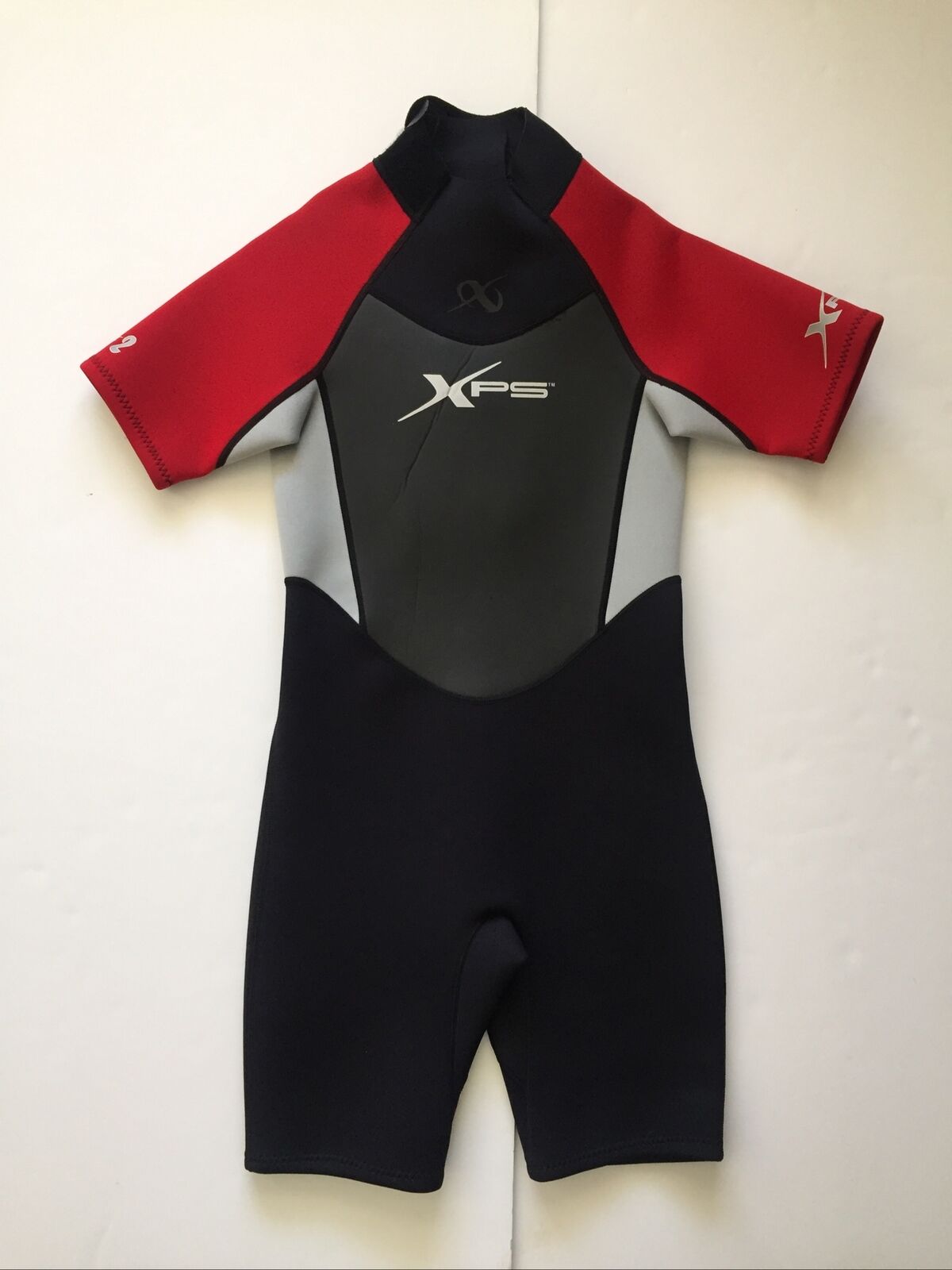 Xps Junior Venom Wetsuit Youth Xl New W/ Tags Red Silver Black