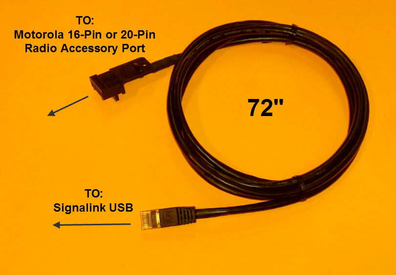 Tigertronics Signalink Usb Interface Cable Motorola Maxtrac Gm300 Cdm Cdm1250
