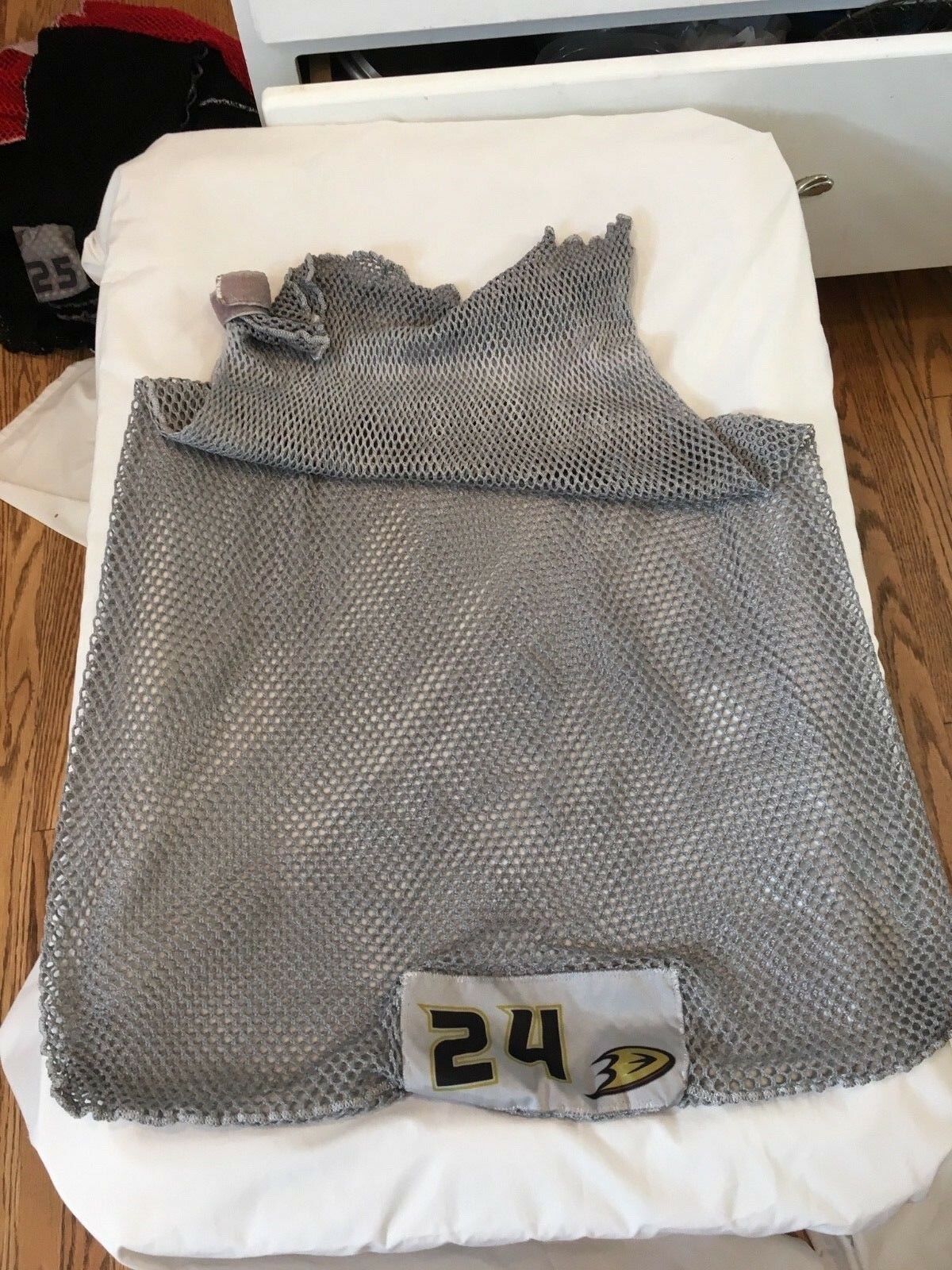 #24  Anaheim Ducks Pro Stock Laundry Bag Nhl