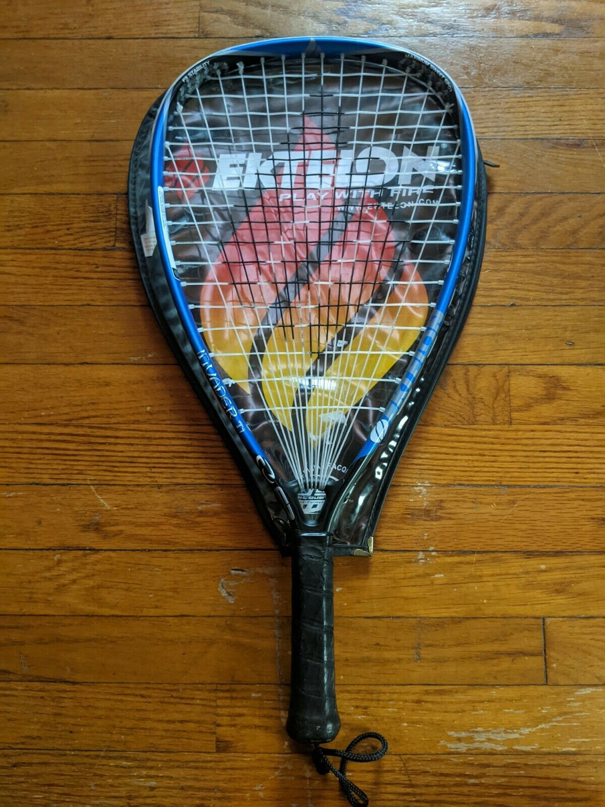 Ektelon Invader Ti F3 Fusionlite Alloy Power Longbody Racquetball Racquet W/case