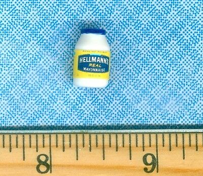 Dollhouse Miniature Size  Mayonnaise Jar # H