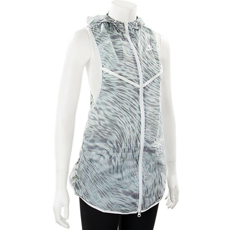 Nike Women's Tech Hyperfuse Vest Light Aqua / White M  645023-466